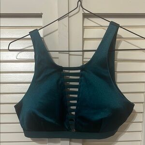 Teal Strappy Swimsuit top